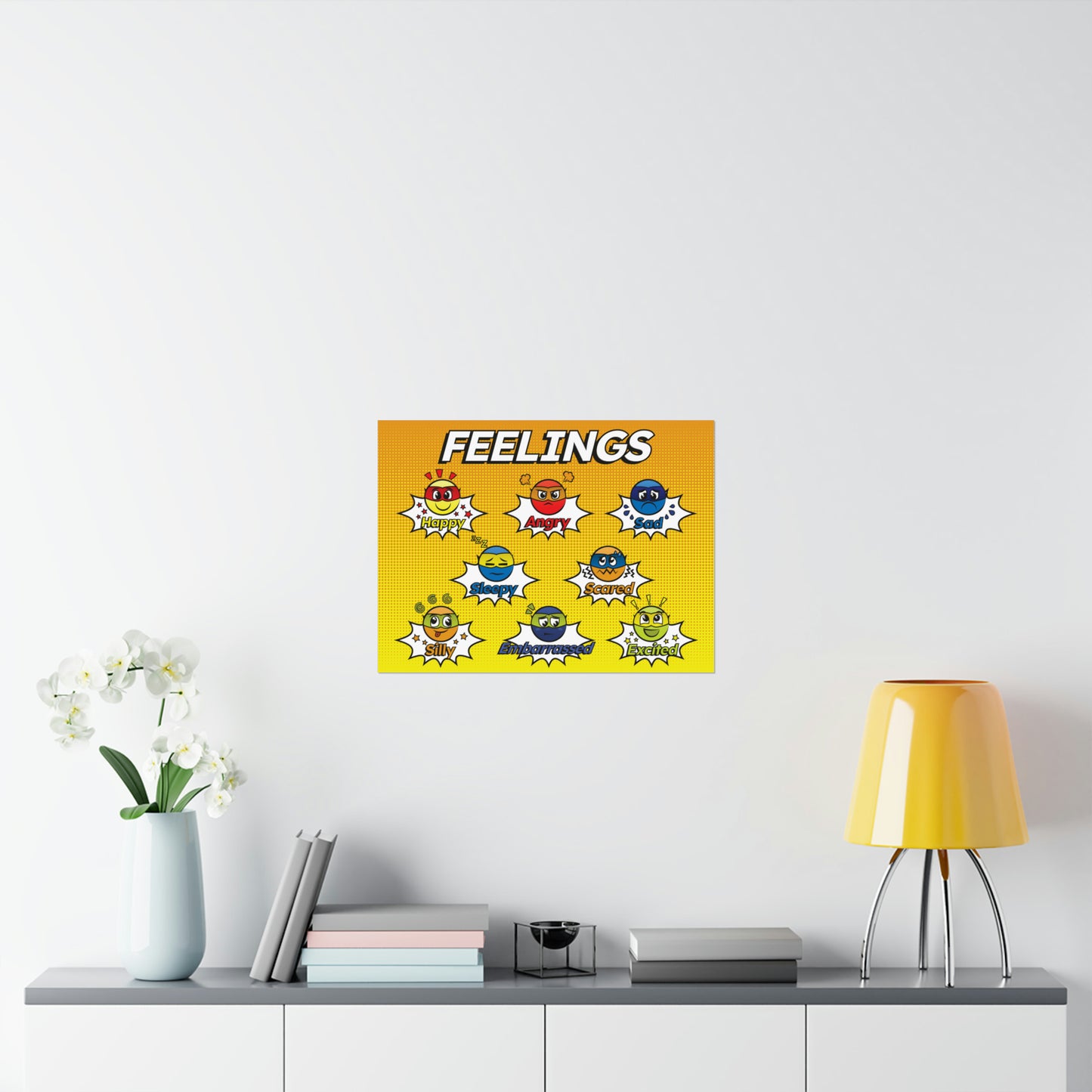 Super Feelings Classroom Poster