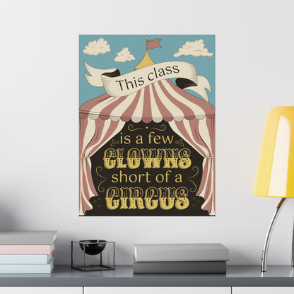 Circus Classroom Poster