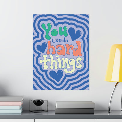 Bold Bubble Letter Motivational Classroom Poster