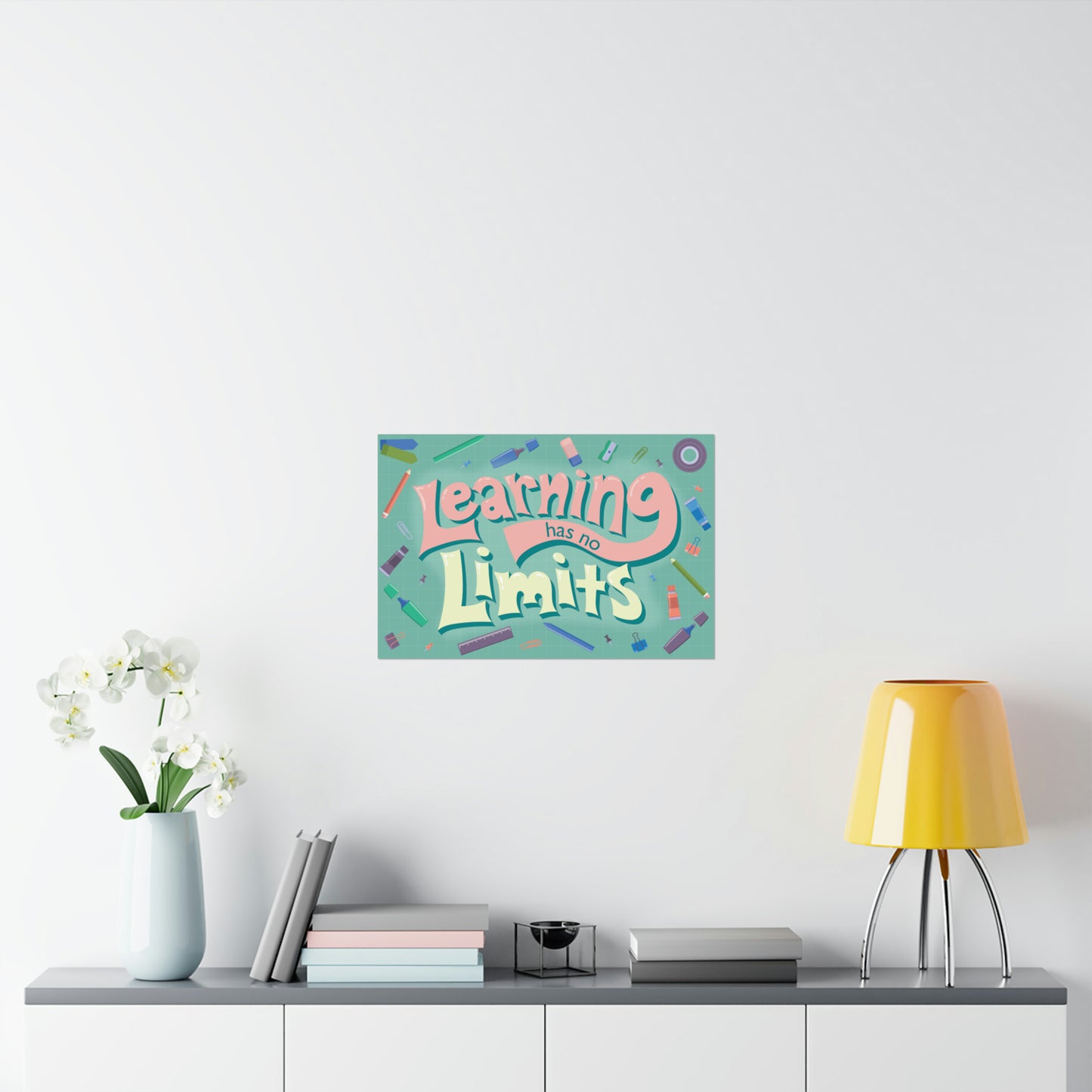 Bright Pastel Motivational Classroom Poster