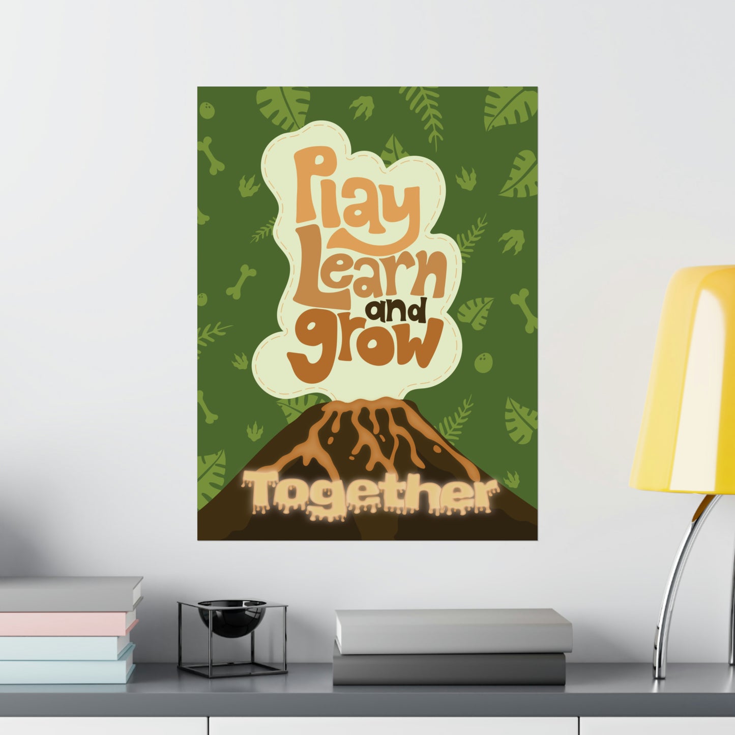 Dino Playful Classroom Poster