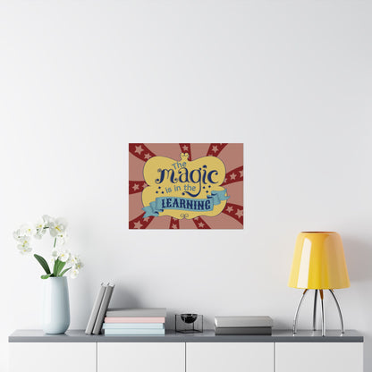 Printable Magic in Learning Poster