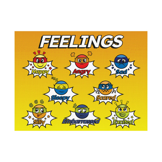 Super Feelings Classroom Poster