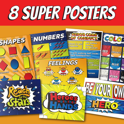 Printable Superhero Classroom Super Bundle