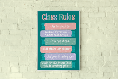 Printable Gummy Bear Class Rules