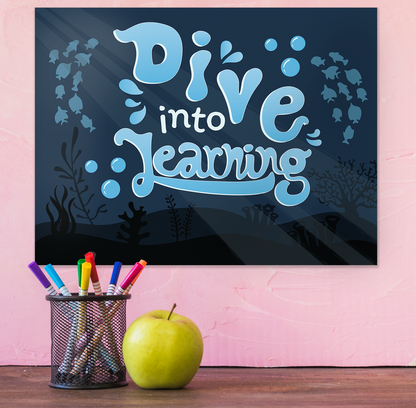 Printable Dive Into Learning Poster