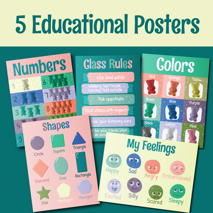 Printable Pastel Classic Classroom Super Bundle