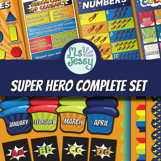 Printable Superhero Classroom Super Bundle