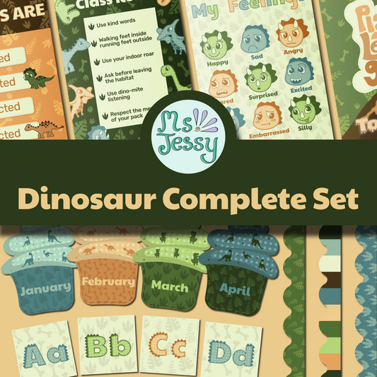 Printable Dino Classroom Super Bundle