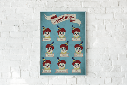 Printable Circus Feelings Poster