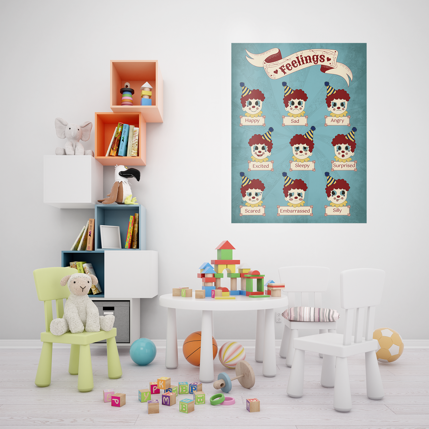 Printable Circus Feelings Poster