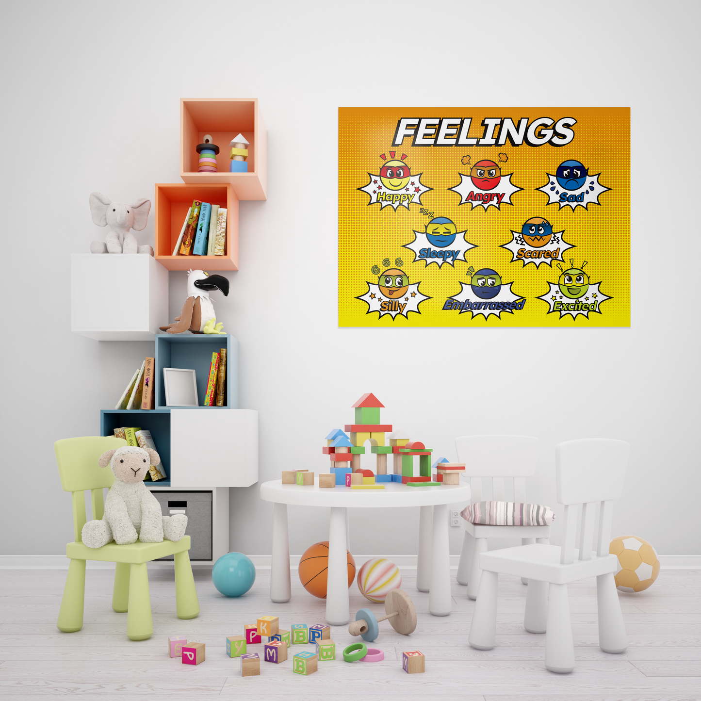 Printable Super Feelings Classroom Poster