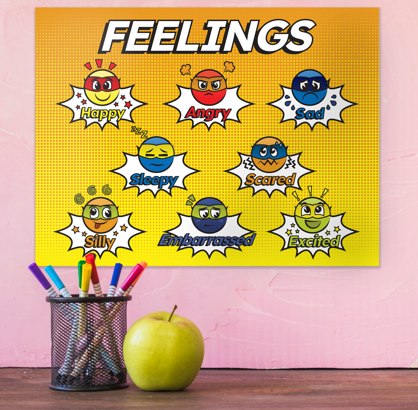 Printable Super Feelings Classroom Poster