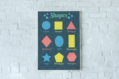 Printable Under The Sea Shapes