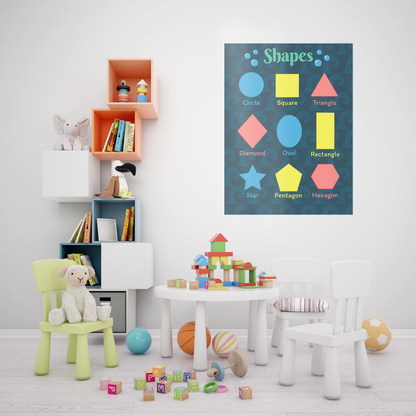 Printable Under The Sea Shapes