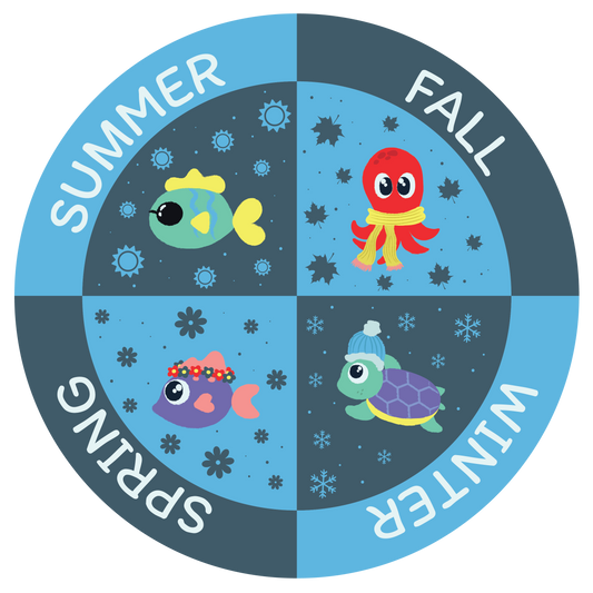 Printable Under the Sea Seasons Wheel